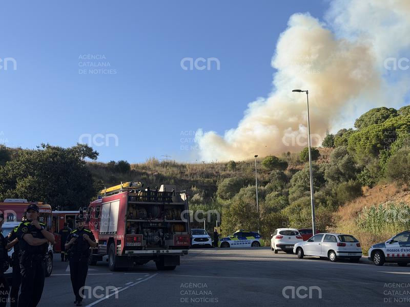 El foc de Collserola està en fase d'estabilització