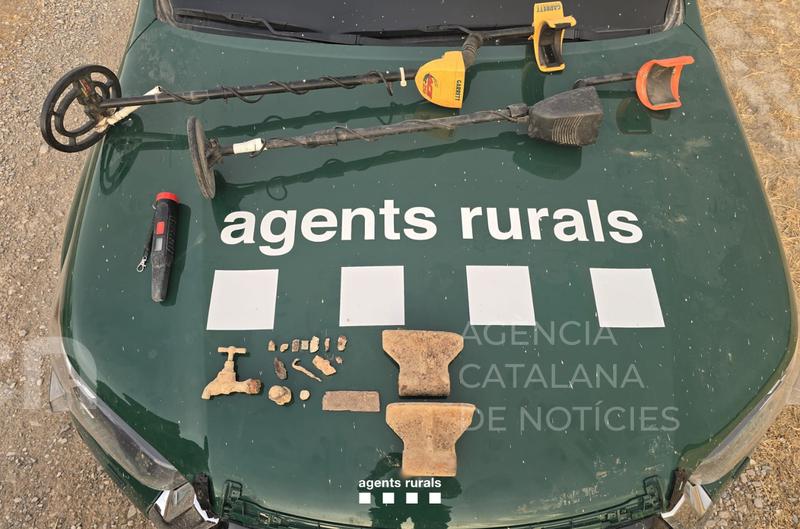 Denuncien dues persones que buscaven restes de la Guerra Civil a prop d'un jaciment arqueològic a la Noguera