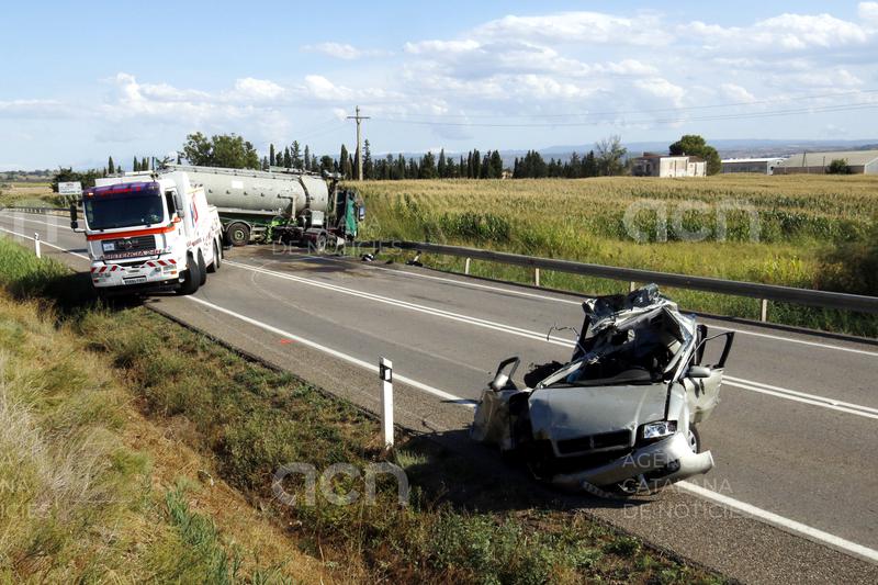 La sinistralitat a les carreteres es redueix un 11% fins al 31 d’agost i tanca amb 87 morts