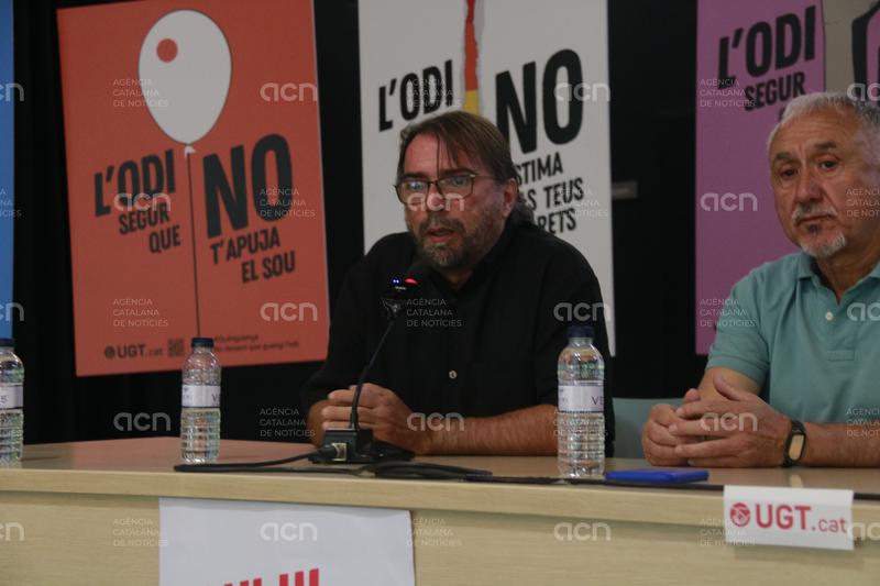 UGT porta a Ripoll una campanya contra el discurs de l'extrema dreta i a favor de la cohesió: "Volen que ens odiem"