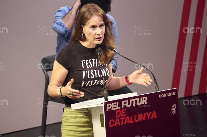 Els comuns reivindiquen la pluralitat d'orígens dels catalans en el seu acte de la Diada
