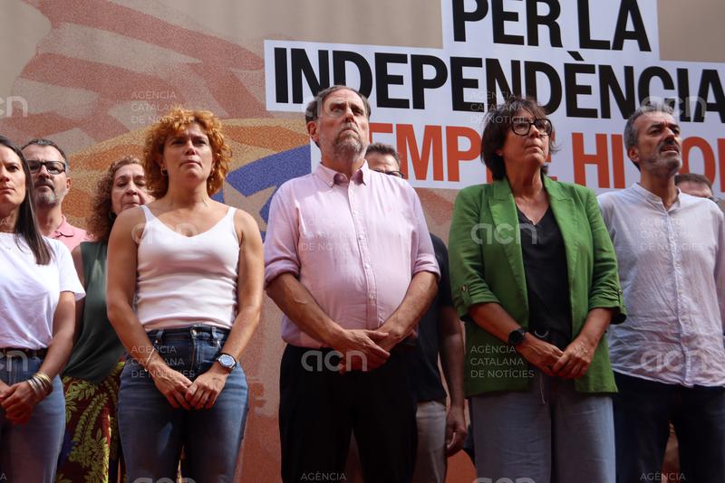 Junqueras defensa que la millor manera de “defensar” la pàtria és “incloure tothom que se’n vulgui sentir partícip”