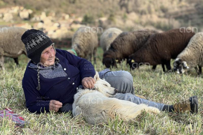 Mor als 99 anys Marina Vilalta, la pastora més longeva de Catalunya